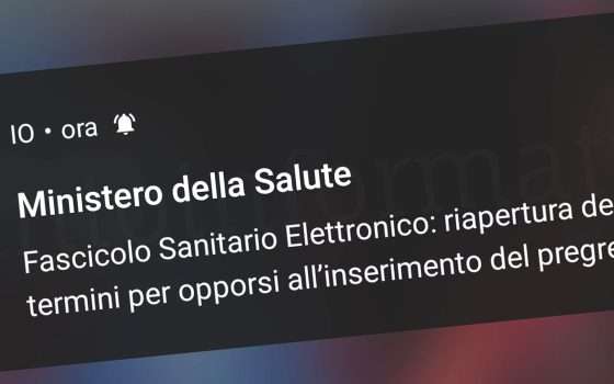 App IO: un messaggio per il Fascicolo Sanitario Elettronico