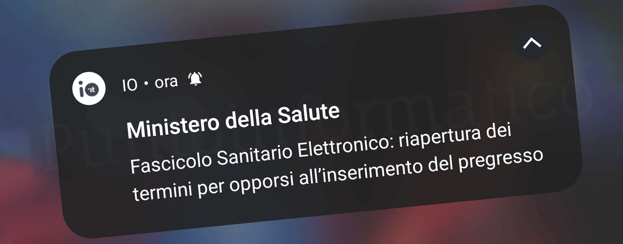 App IO: un messaggio per il Fascicolo Sanitario Elettronico