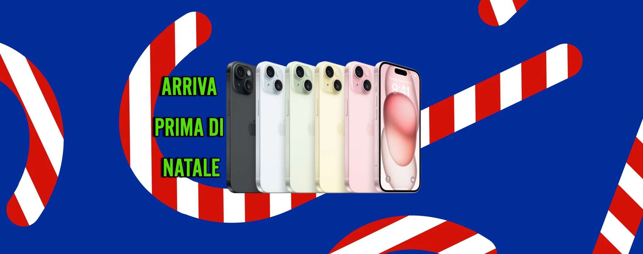 Apple iPhone 15 a 730€ su Amazon e arriva prima di Natale