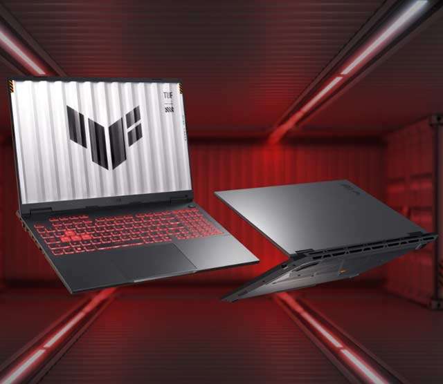 Il design del notebook ASUS TUF Gaming A16 