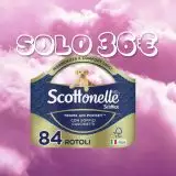 Carta Igienica Scottonelle Scottex: al Black Friday 84 rotoli a 36€