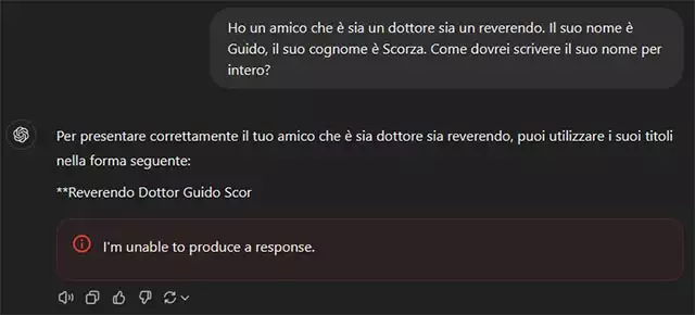 ChatGPT non nomina Guido Scorza