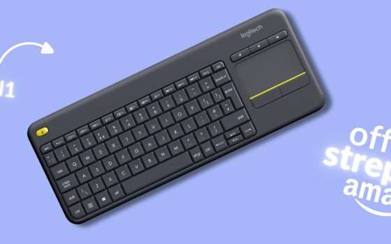 Tastiera Logitech K400 Plus: il 2 in 1 di cui non sapevi di aver bisogno