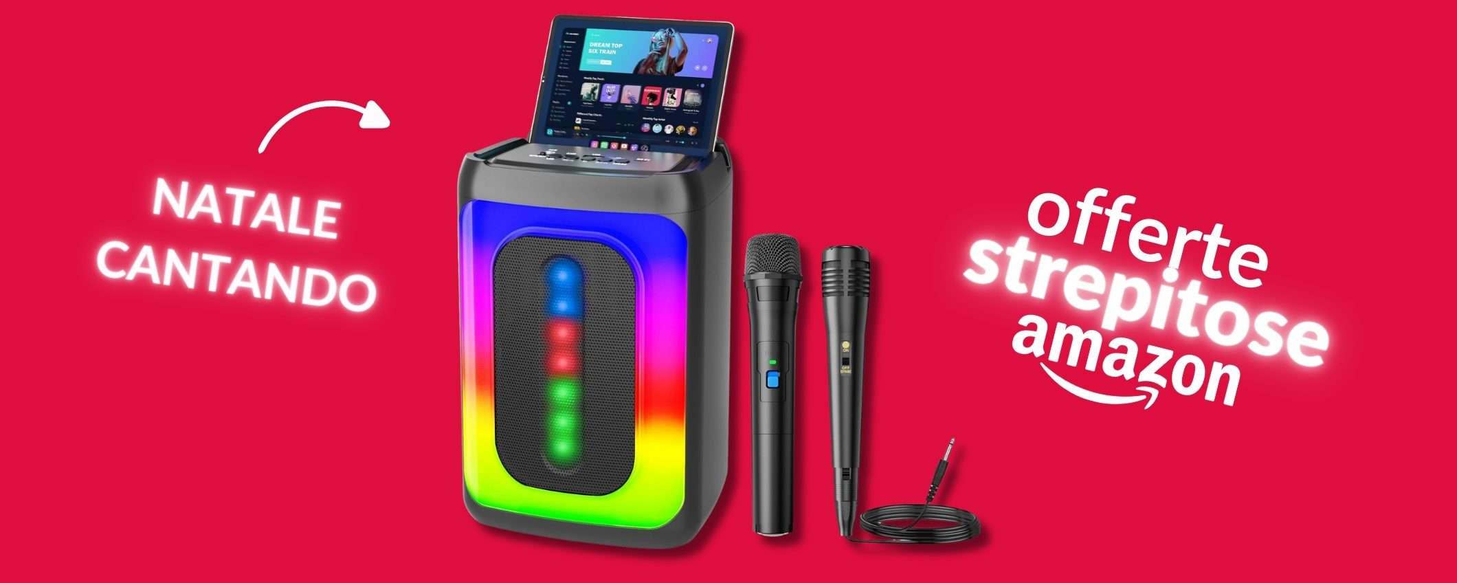 Rendi il tuo Natale speciale con questo Karaoke eccezionale (37€)