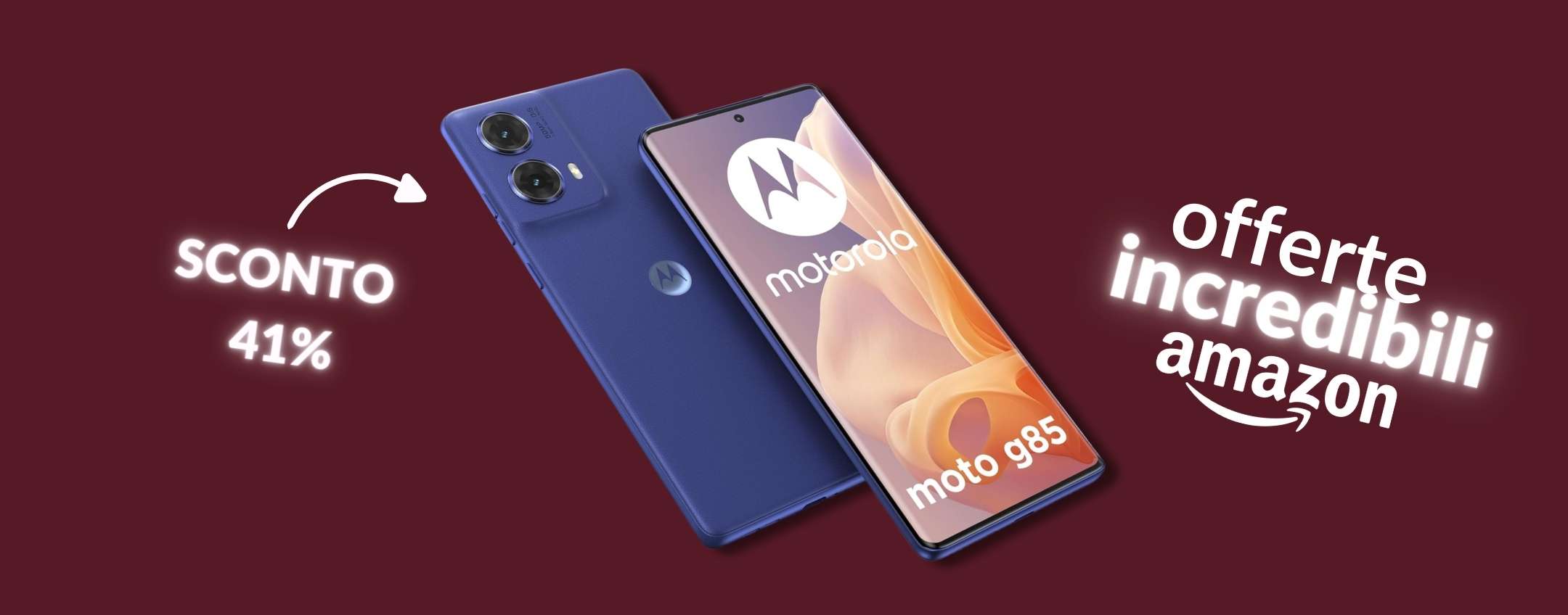 MOTOROLA g85 5G a meno di 200€ è uno smartphone che ammalia