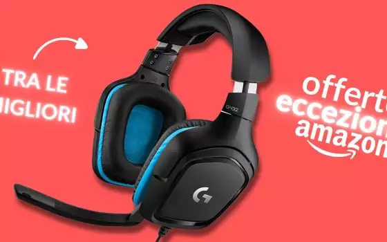 Con queste cuffie da Gaming di Logitech senti ogni dettaglio (-53%)