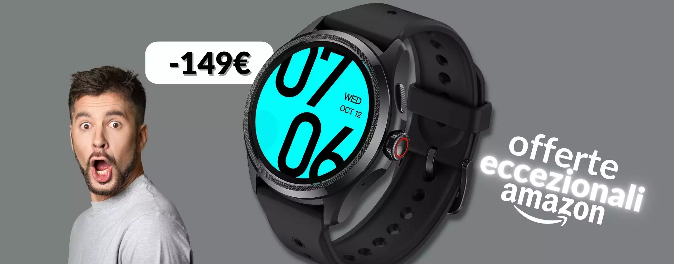 Ticwatch Pro 5 è l’affare di Amazon: funzioni avanzate al tuo polso