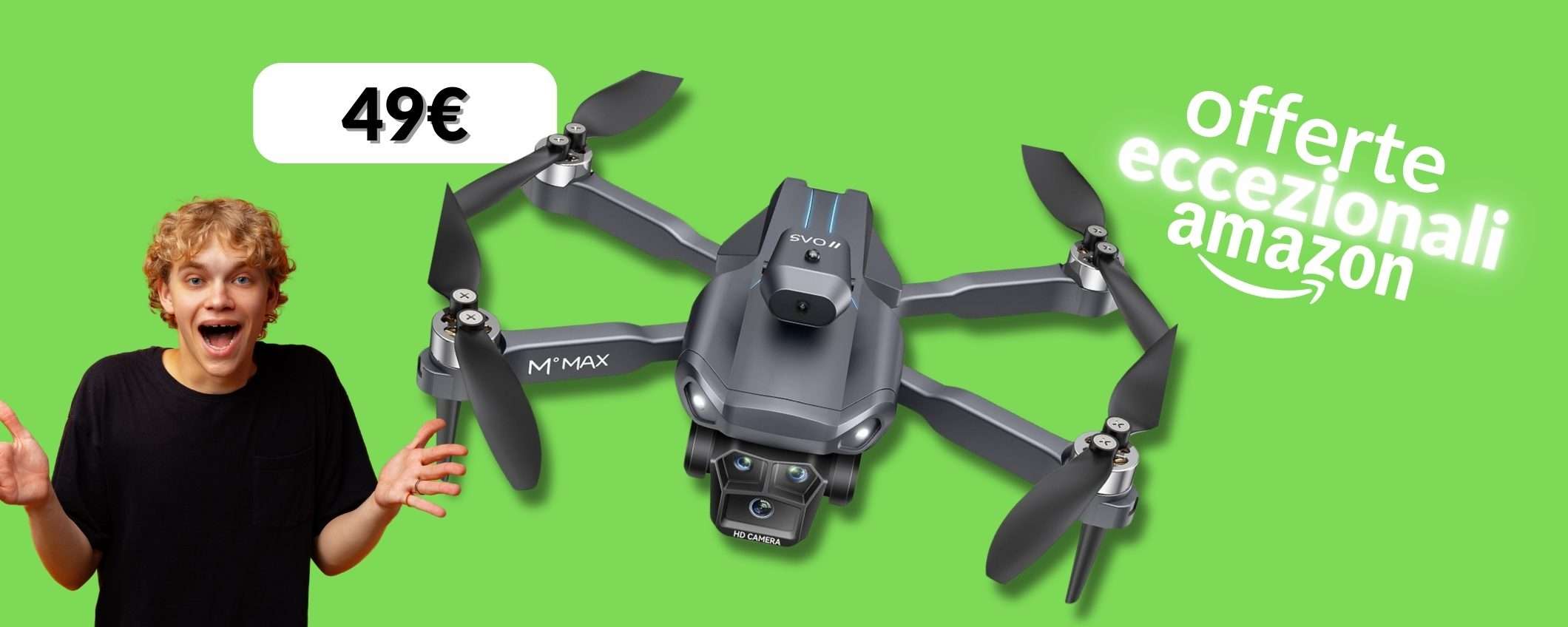 HYTOBP M°MAX: il drone che con 50€ ti regala riprese FHD, solo Amazon