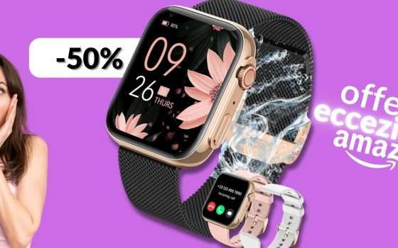 COUPON 50% per lo smartwatch che rimpiazza il telefono: su Amazon