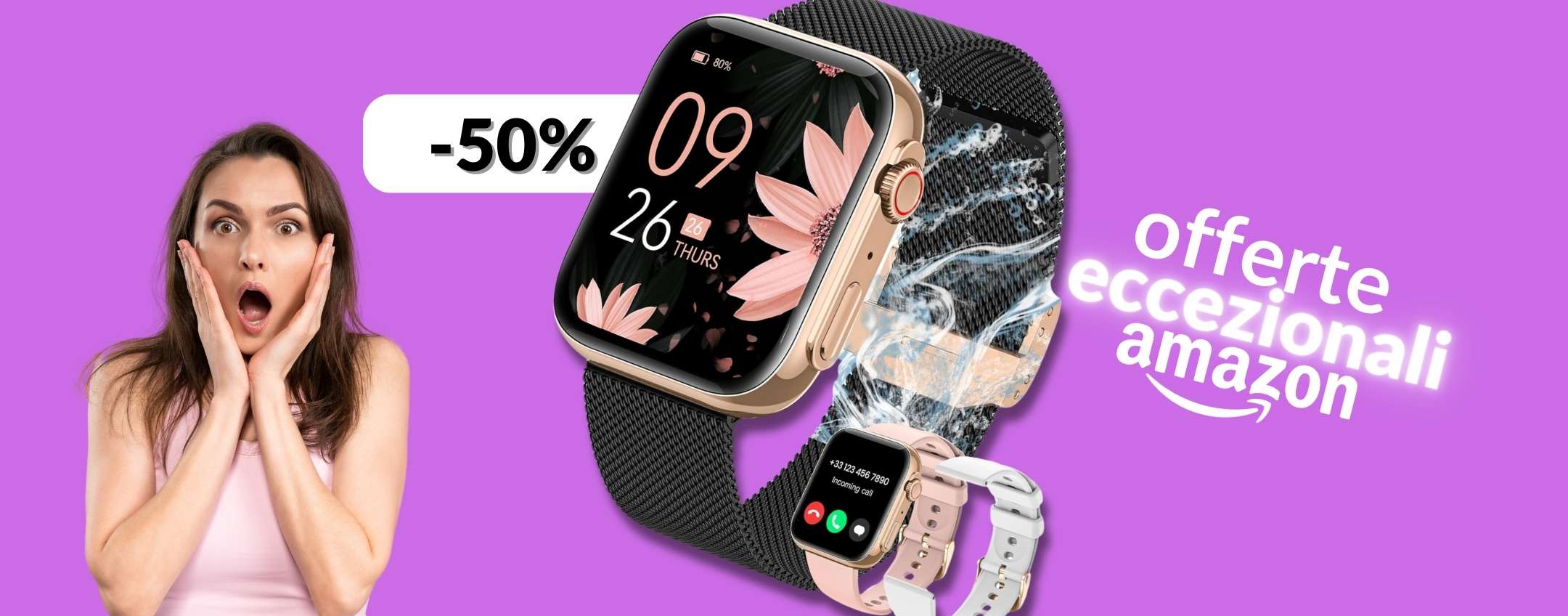 COUPON 50% per lo smartwatch che rimpiazza il telefono: su Amazon