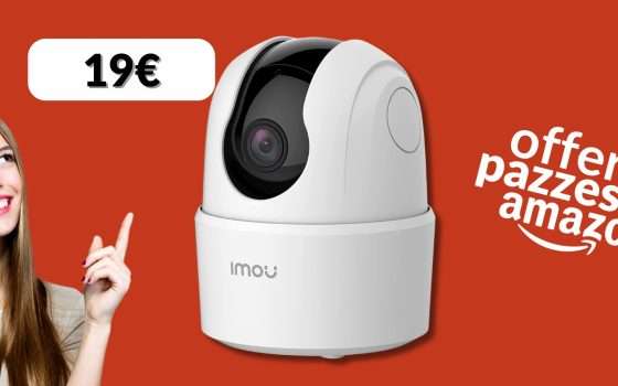 Telecamera 2K per tenere casa al sicuro con 19€, possibile? Su Amazon sì