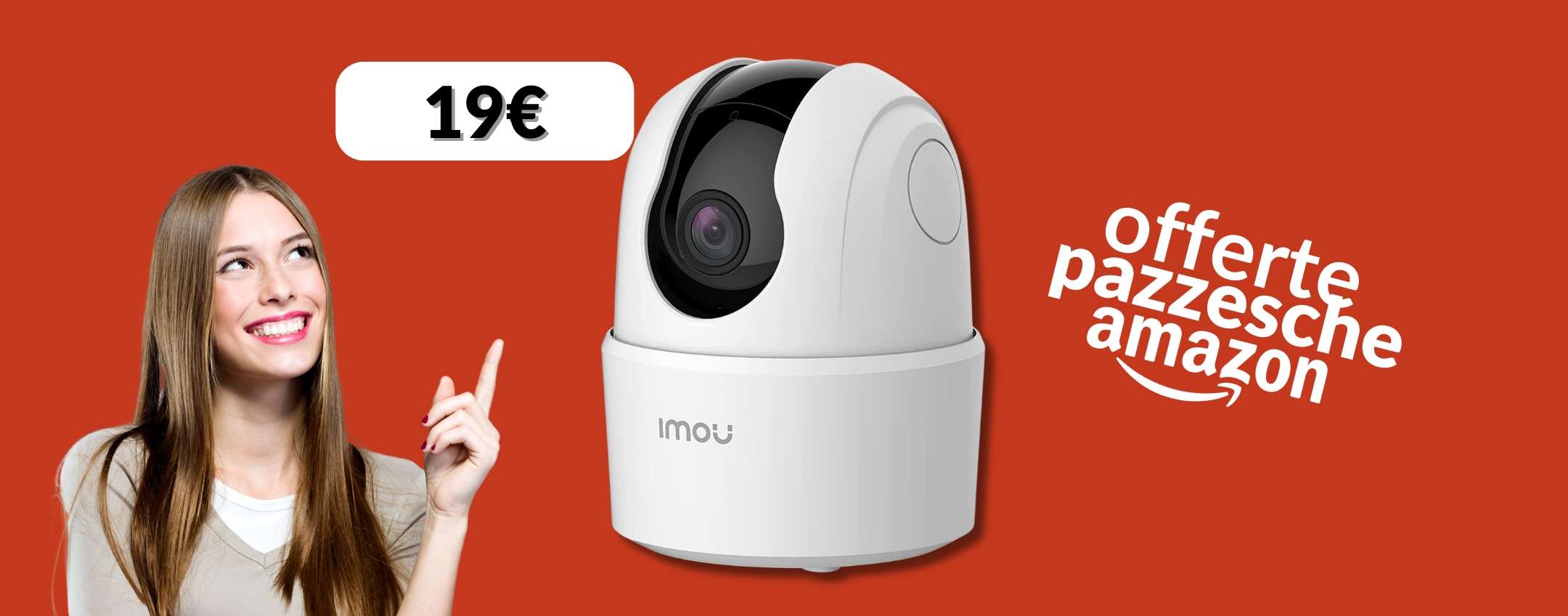 Telecamera 2K per tenere casa al sicuro con 19€, possibile? Su Amazon sì