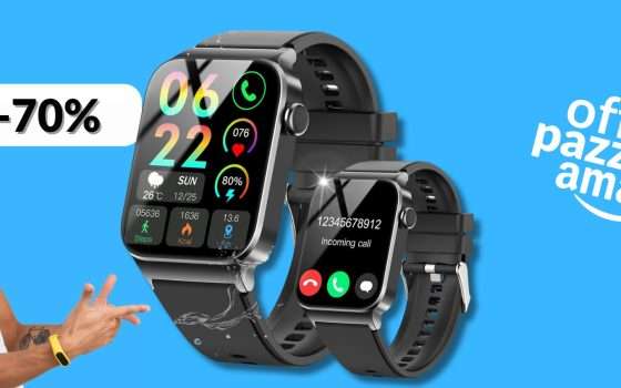 30€ e rispondi al telefono dal polso con questo smartwatch bomba