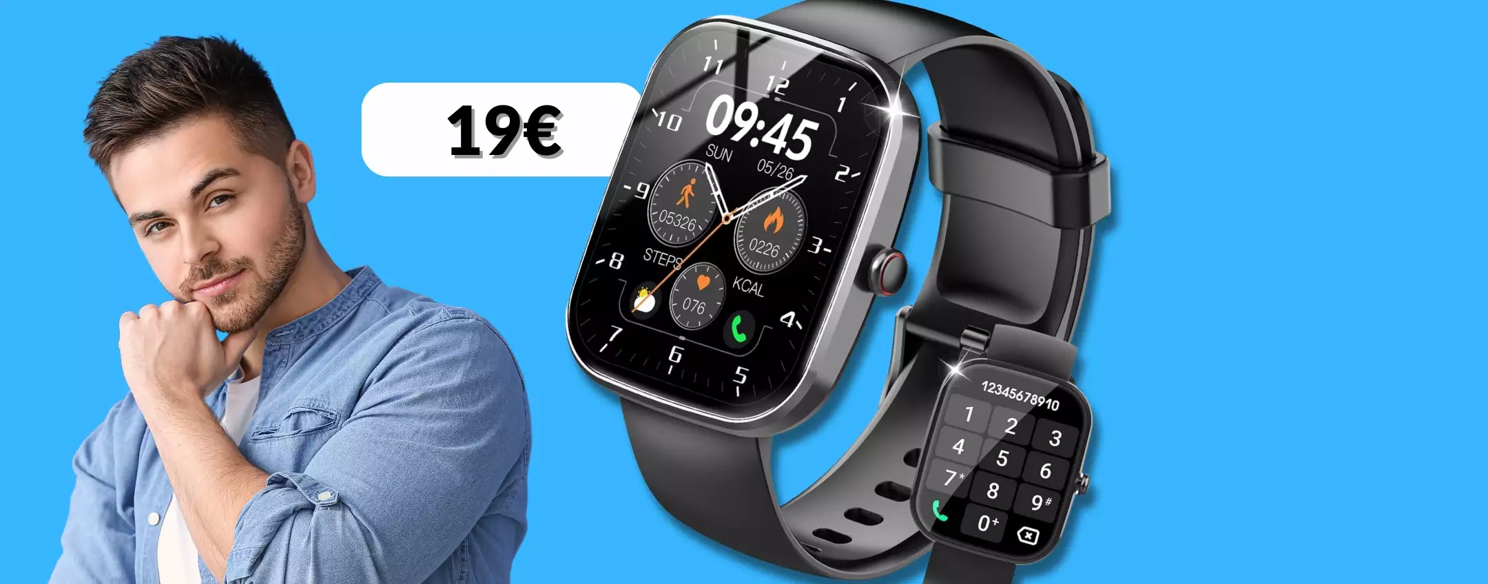 Smartwatch o smartphone? Telefonate e funzioni tech con 19€ su Amazon