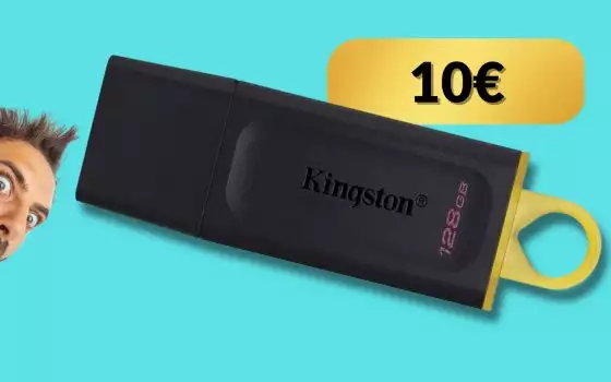 Spazio finito? Ottienine altro con questa Chiavetta USB Kingston 128GB