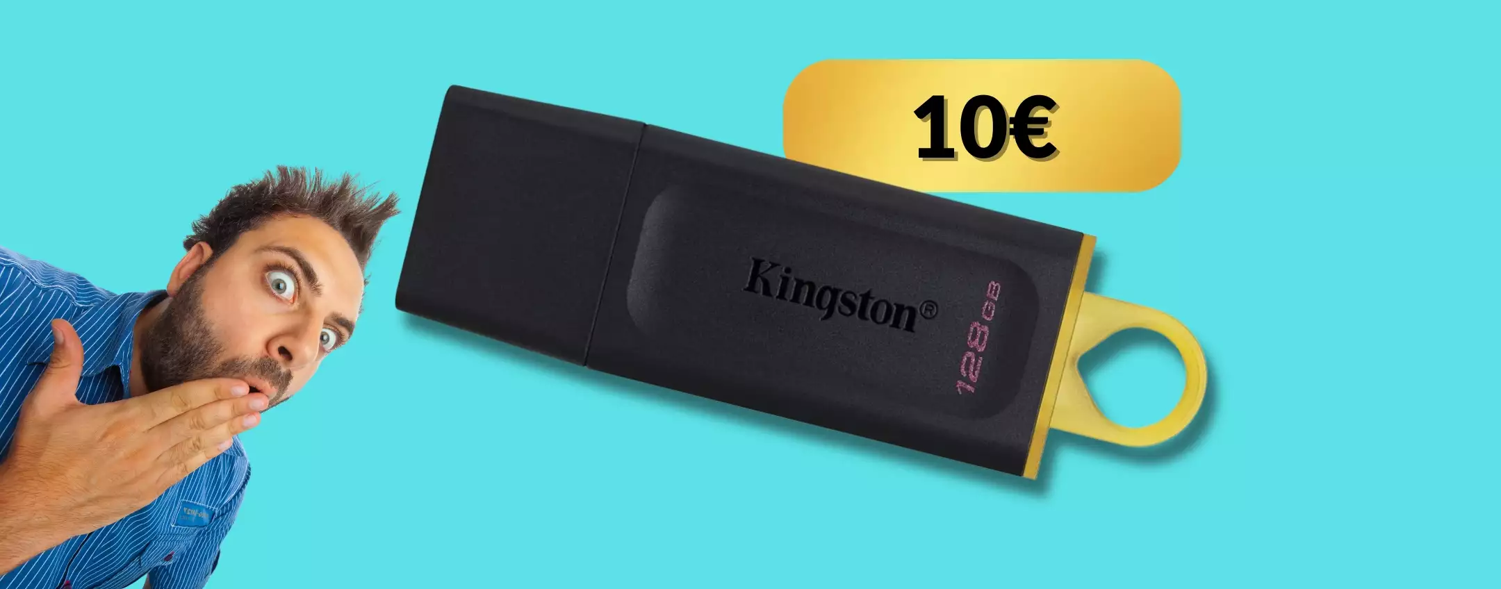 Spazio finito? Ottienine altro con questa Chiavetta USB Kingston 128GB