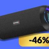 Cassa Bluetooth portatile: anche come soundbar è una bomba (32€)