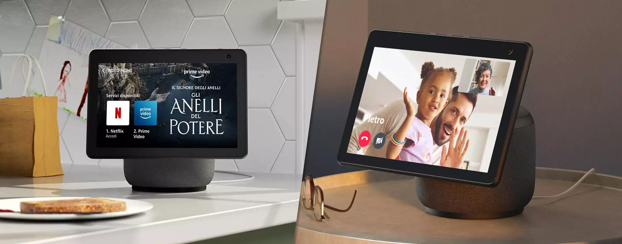 60€ di sconto su Echo Show 10 con Alexa, per un Natale smart