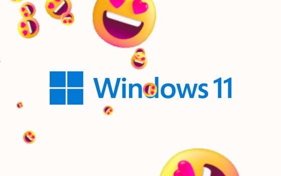 Windows 11, pulsante per le emoji nella barra delle applicazioni