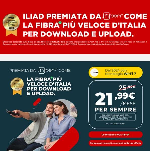 fibra iliad offerta