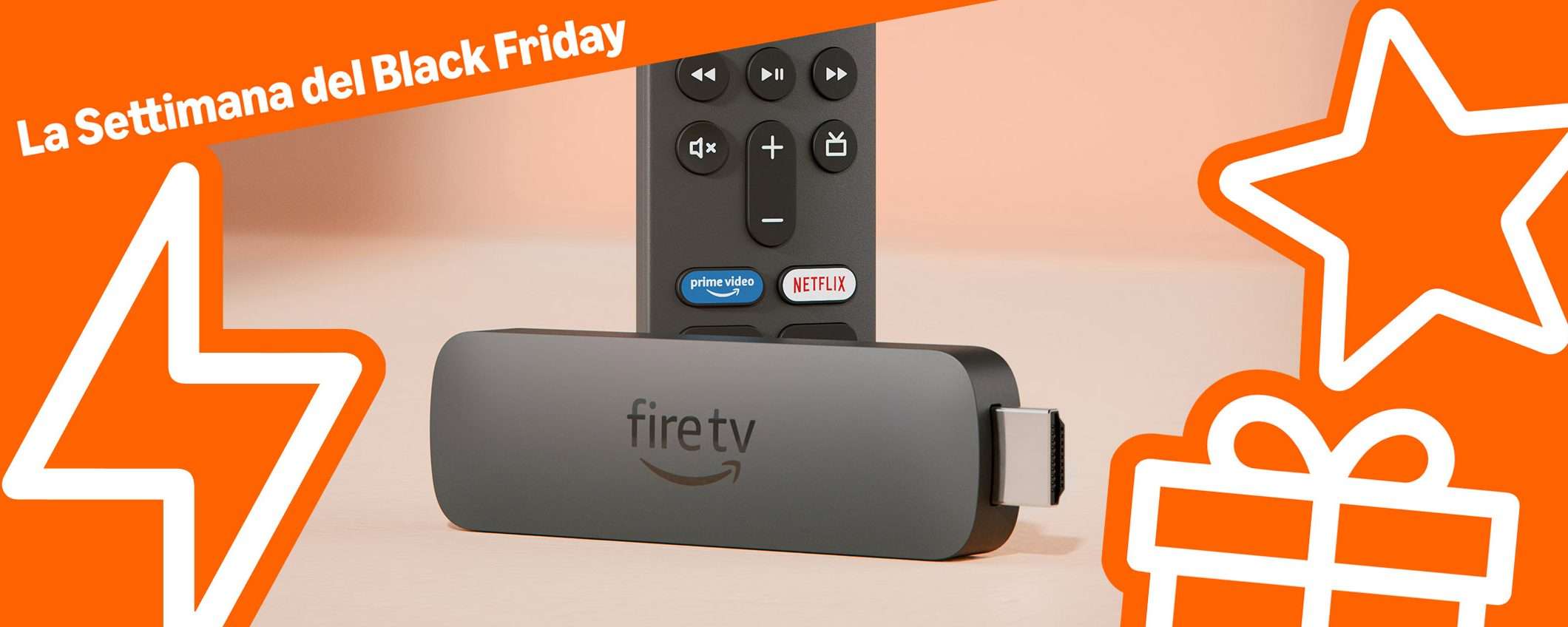 ULTIMA CHIAMATA: nuovo Fire TV Stick 4K a -49% (Black Friday)