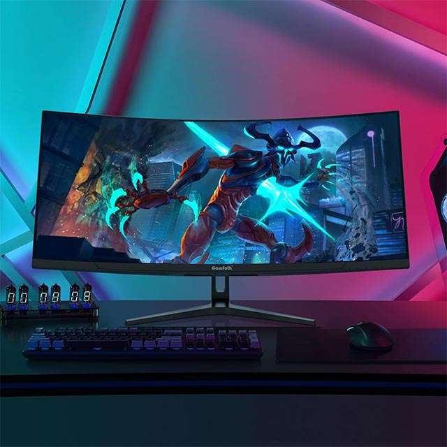 Il design del monitor ultrawide Gawfolk GF340E da 34 pollici