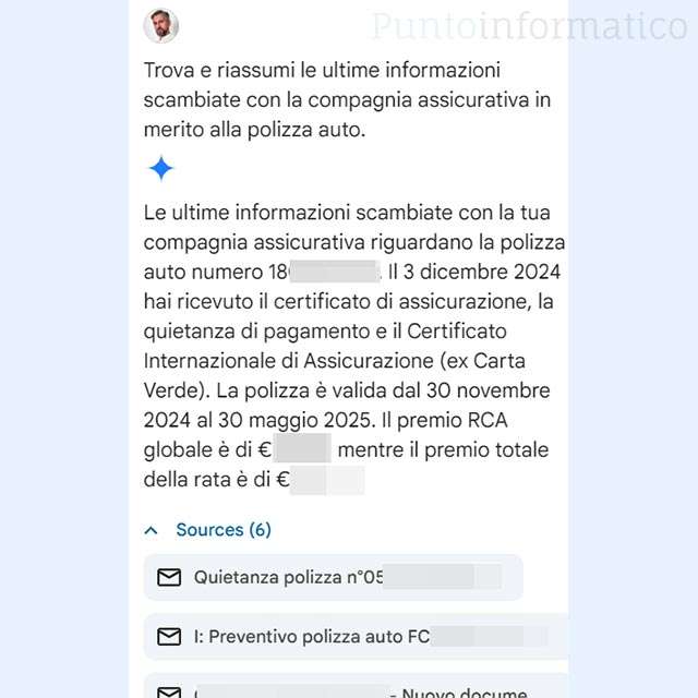 Gemini in Gmail può cercare, trovare e riassumere le informazioni contenute nella casella di posta elettronica