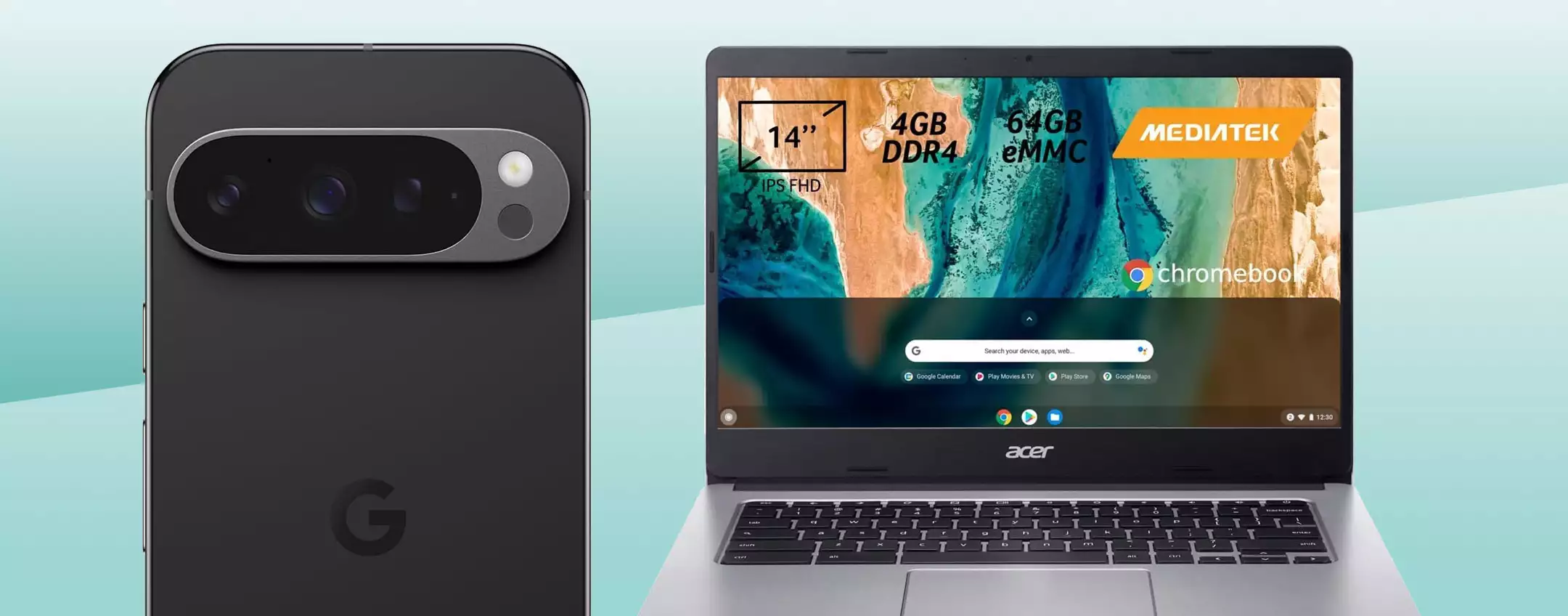 Pixel 9 e Acer Chromebook insieme: SUPER SCONTO sul bundle