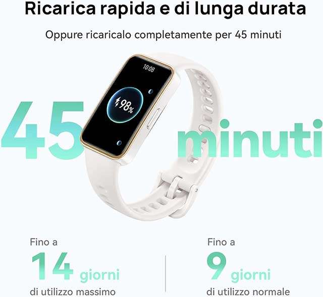 Le caratteristiche di HUAWEI Band 9