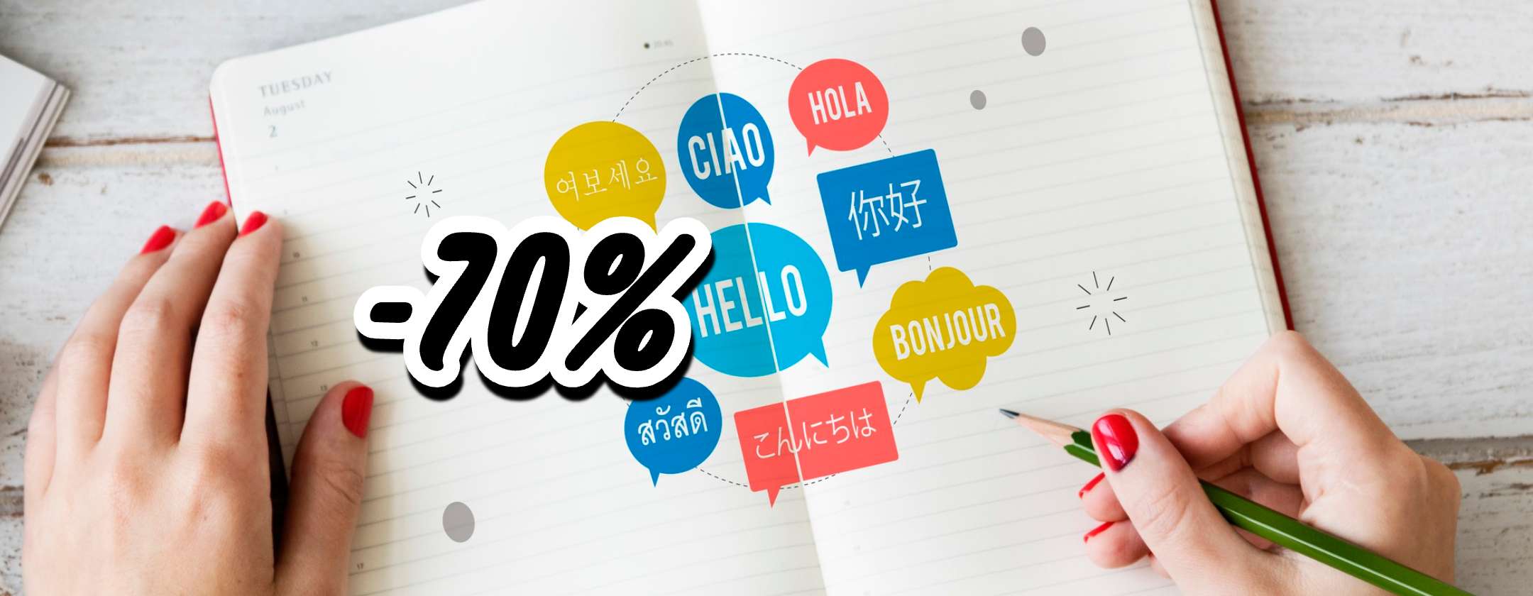 Oggi imparare una nuova lingua costa niente: Babbel ancora a -70%