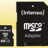 microSD 64 GB con adattatore SD a 4,99€: lo sconto è Intenso