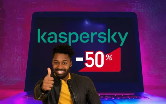 Kaspersky: protezione avanzata con sconti fino al 50% sui piani antivirus