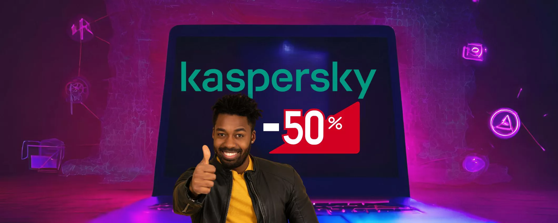 Kaspersky: protezione avanzata con sconti fino al 50% sui piani antivirus