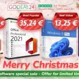 Speciale Natale: chiavi di Office 2021 Pro a 35,24€ per sempre, Windows a 15,29€