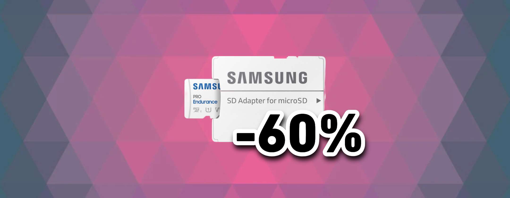 MicroSD Samsung: tanto spazio, piccolo prezzo su Amazon a 9€