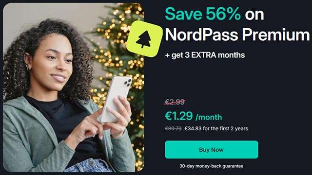 L'offerta speciale di NordPass: sconto 56% e 3 mesi gratis