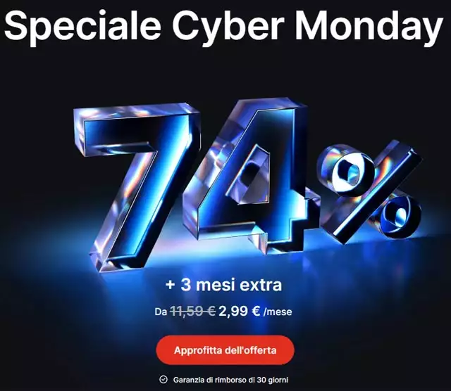 L'offerta di NordVPN per il Cyber Monday