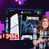 PlayStation 5 Slim Fortnite sotto i 345€ su eBay è un affare