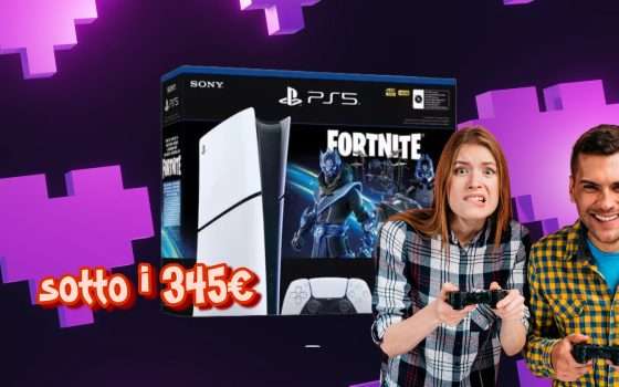 PlayStation 5 Slim Fortnite sotto i 345€ su eBay è un affare