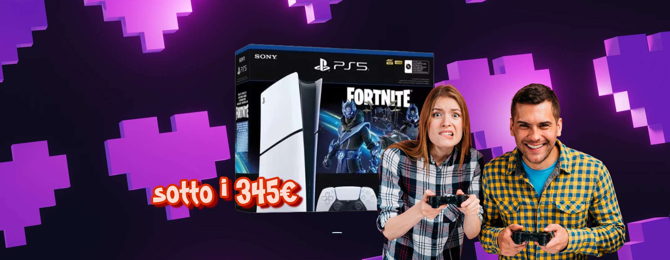 PlayStation 5 Slim Fortnite sotto i 345€ su eBay è un affare