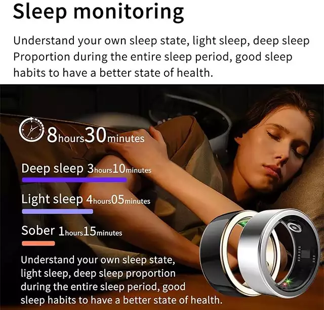 Il monitoraggio del sonno con lo smart ring