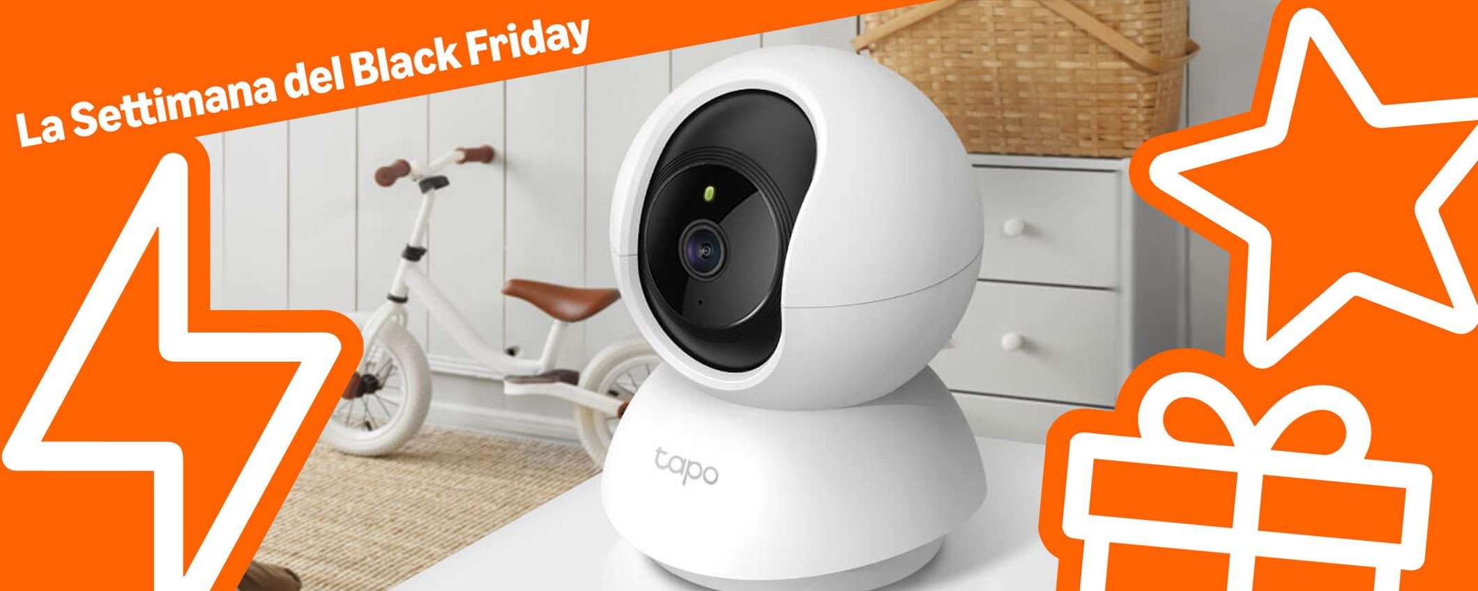 Tapo C200 a -50%: l'offerta smart home migliore del Cyber Monday