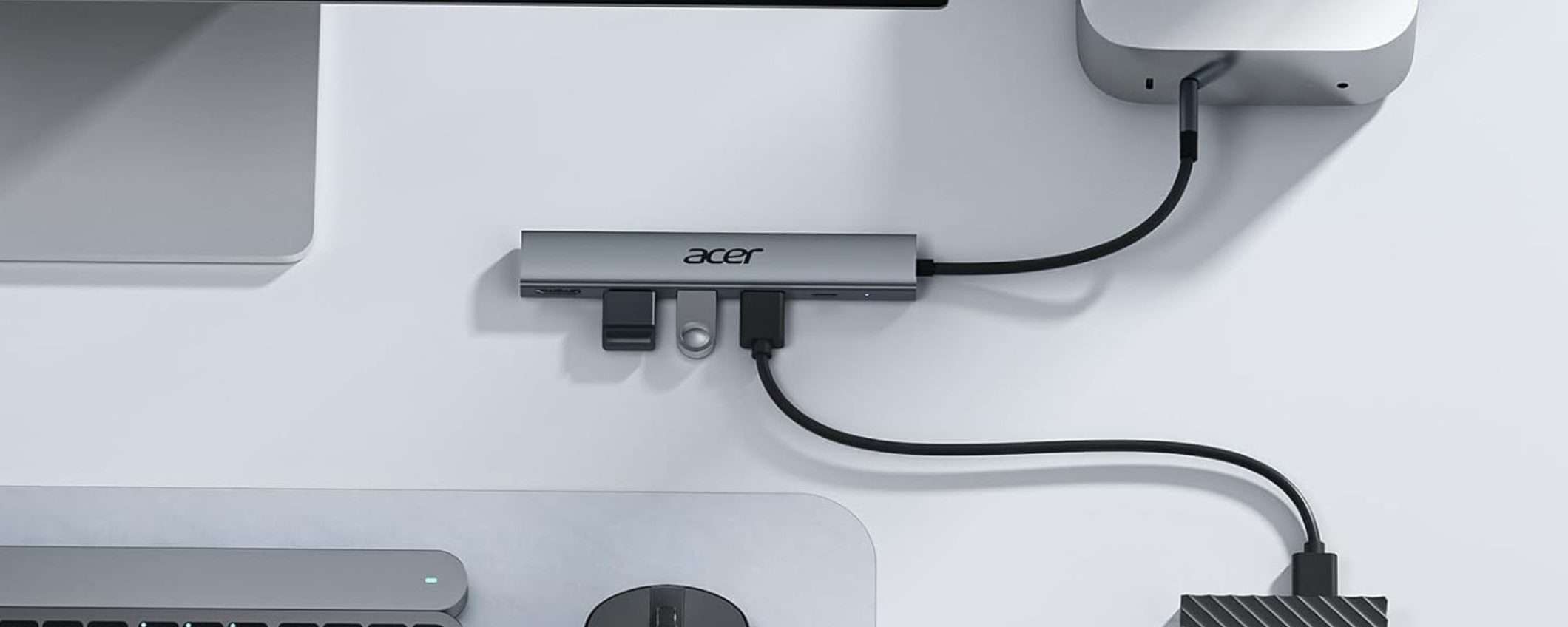 Hub USB-C 5-in-1 di Acer in sconto lampo su Amazon: costa solo 15 euro