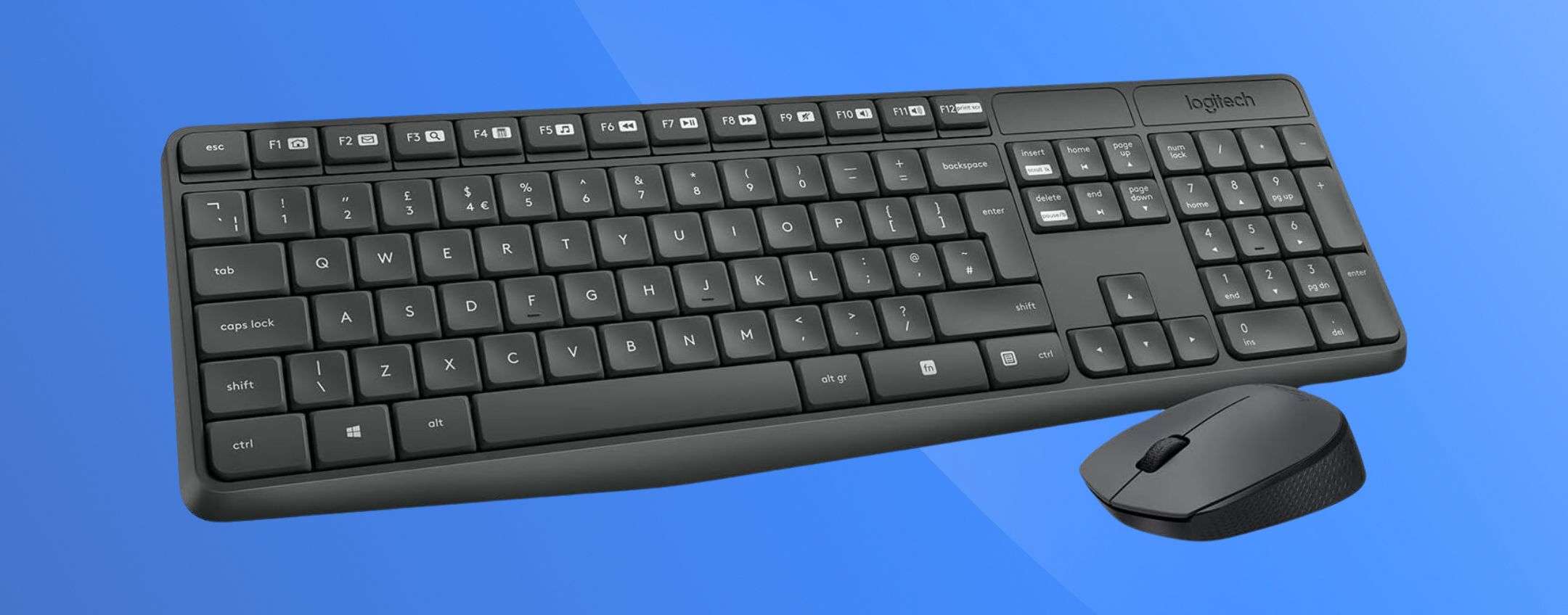 Mouse e tastiera wireless Logitech: il kit costa 22,79 euro su Amazon (offerta)