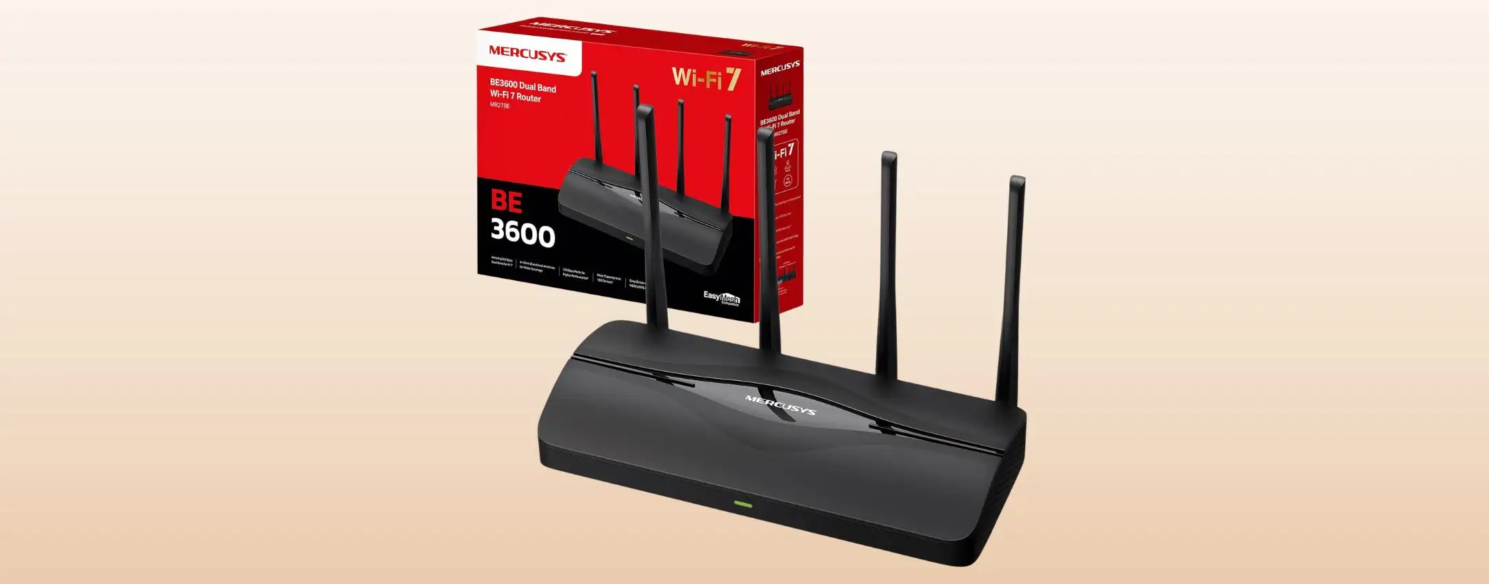 Router WiFi 7 Mercusys TP-Link: primo sconto Amazon con coupon (-30€)