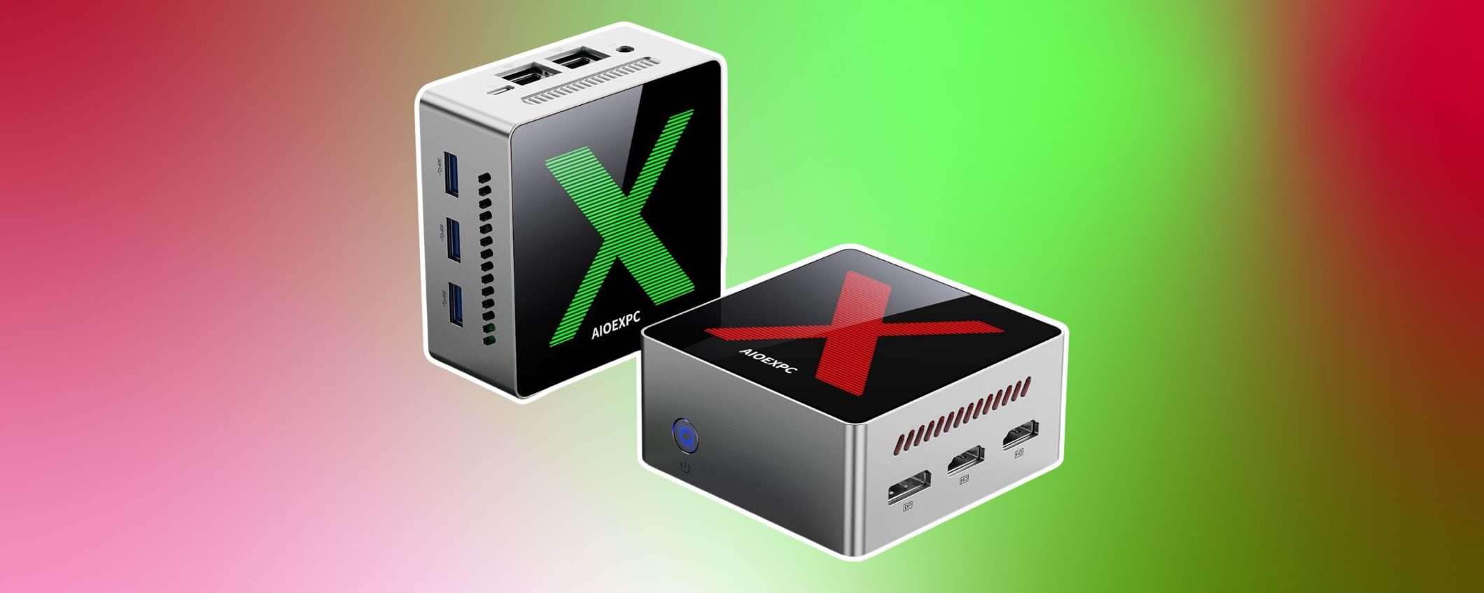 Mini PC con 16GB di RAM DDR5 e SSD 512GB in MAXI offerta a tempo a 170,99 euro