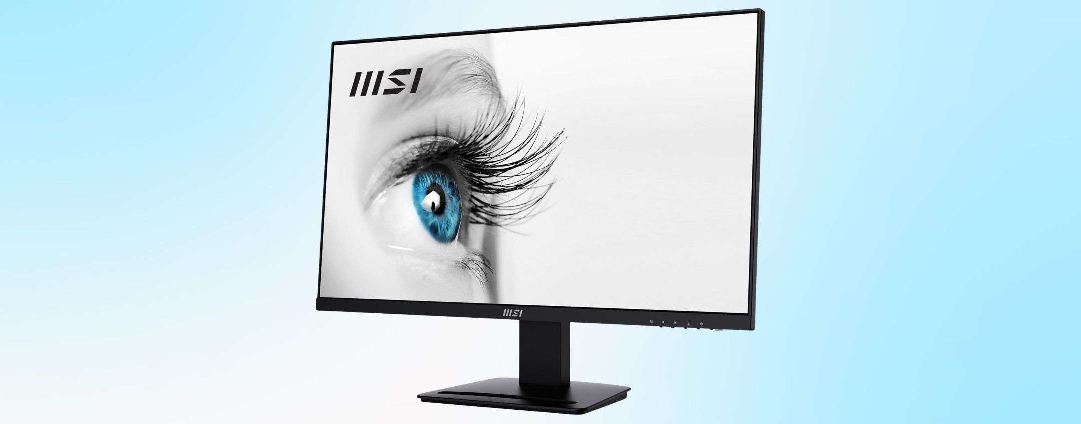 Monitor MSI 27″ FHD (100Hz) a 109,99 euro: offerta a tempo di Amazon