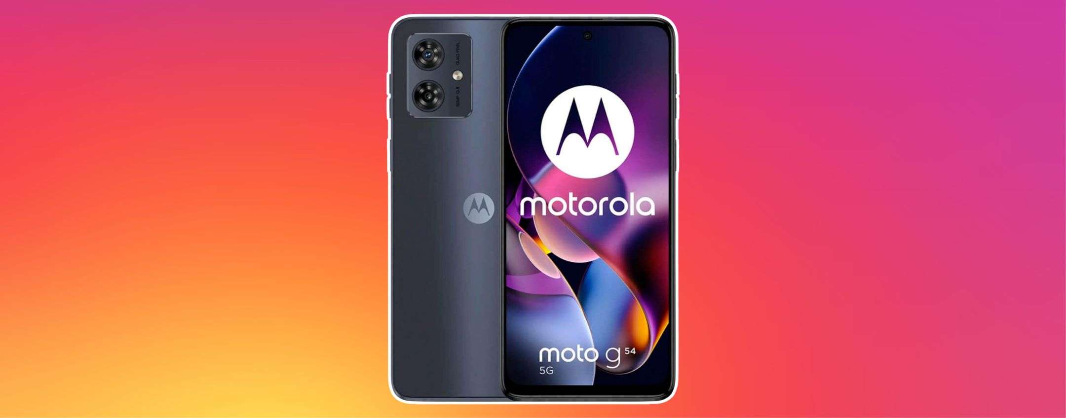 Motorola g54 5G: prezzo imperdibile con lo sconto Amazon (-39%)