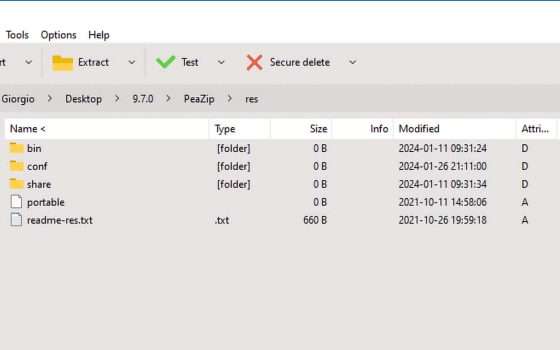 PeaZip 10.2: il gestore di archivi Italiano passa a Qt 6 su Linux