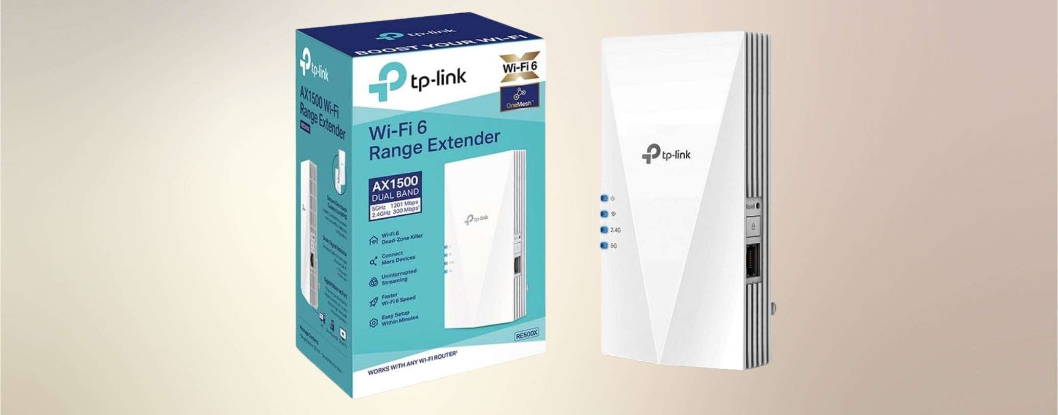 Ripetitore Mesh WiFi 6 TP-Link in MEGA SCONTO su Amazon (-54%)